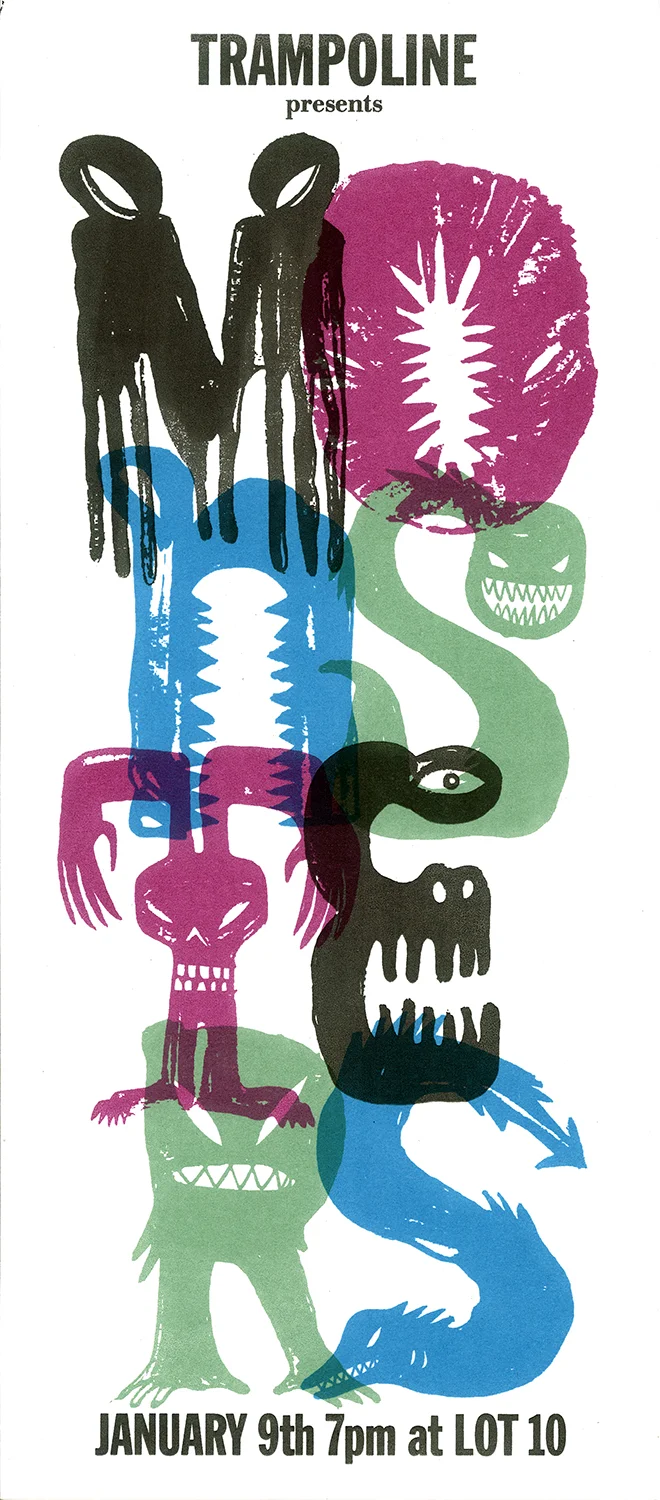 4c. Screen Print Designed & Printed by Kaleb Hunkele