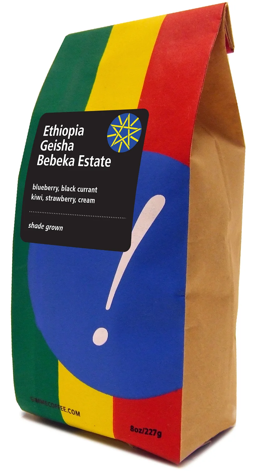 Ethiopia Geisha Bebeka Estate 6c. Screen Print Printed by Kaleb Hunkele Designed by Eva Havle