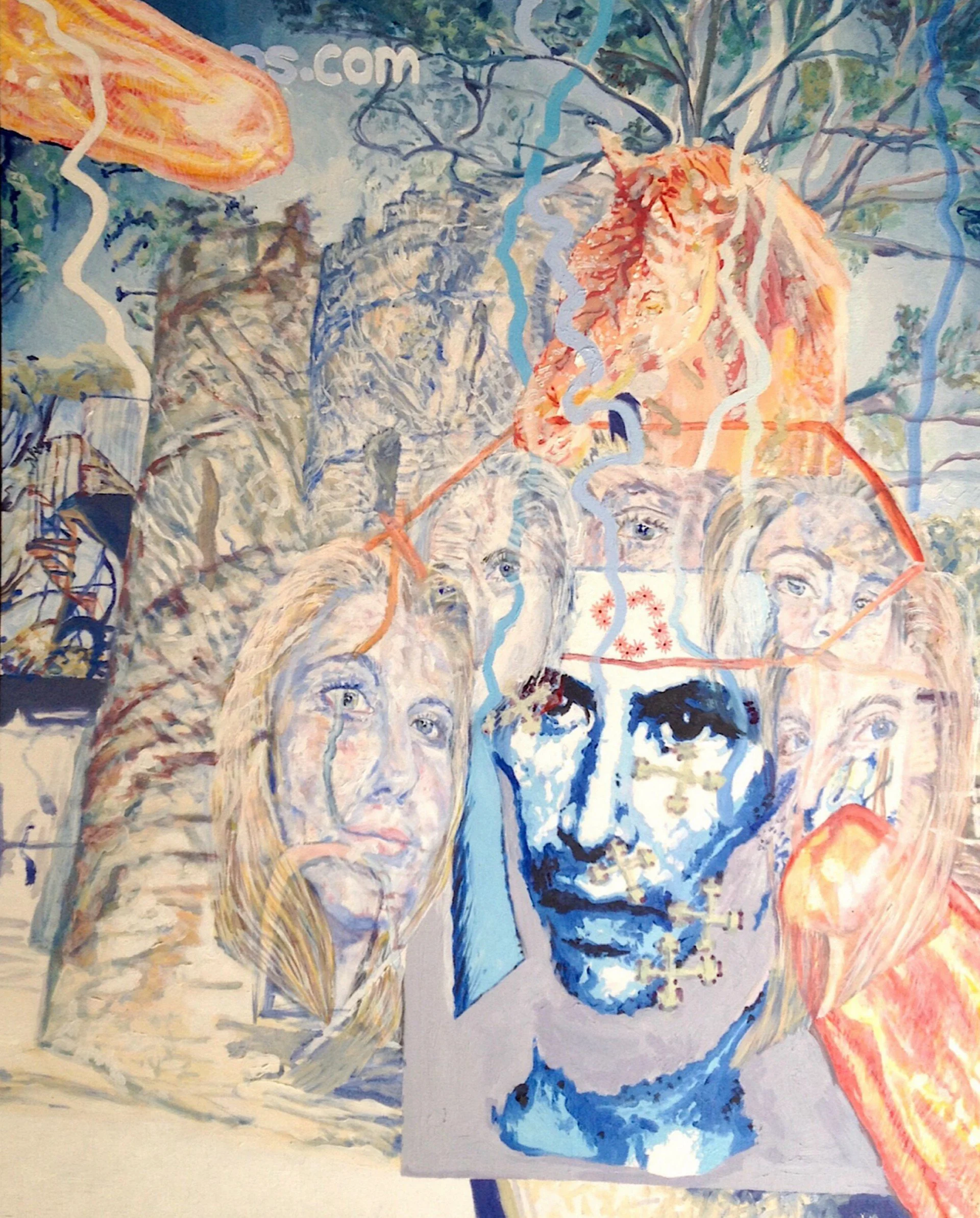 PATRICKHROMAS_GREATWESTERNHWYETC_2014_OILONCANVAS_76X61_image courtesy of the artist.jpg