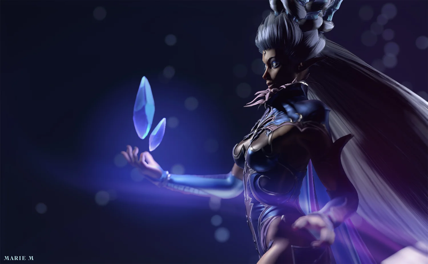 Shiva Final Fantasy Xiv Fan Art Marie M Pepin S Portfolio