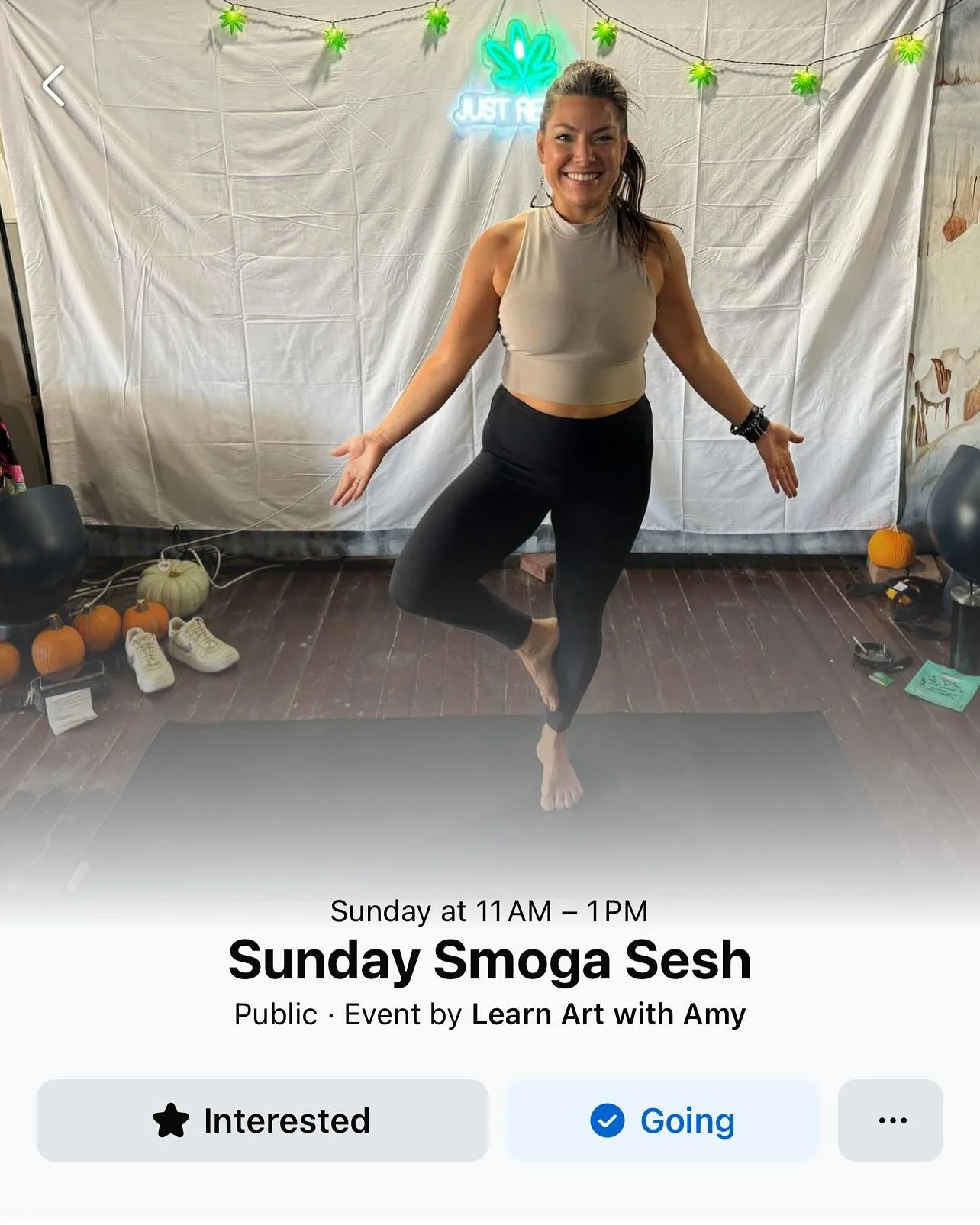 You asked for it! And here it is&hellip;

Yoga at my studio! But not just yoga, smoga.

This will be a 90 minute stretch and flow class with an intermission, taught by Holly Hempfling. This class will be beneficial for both beginner and more experien