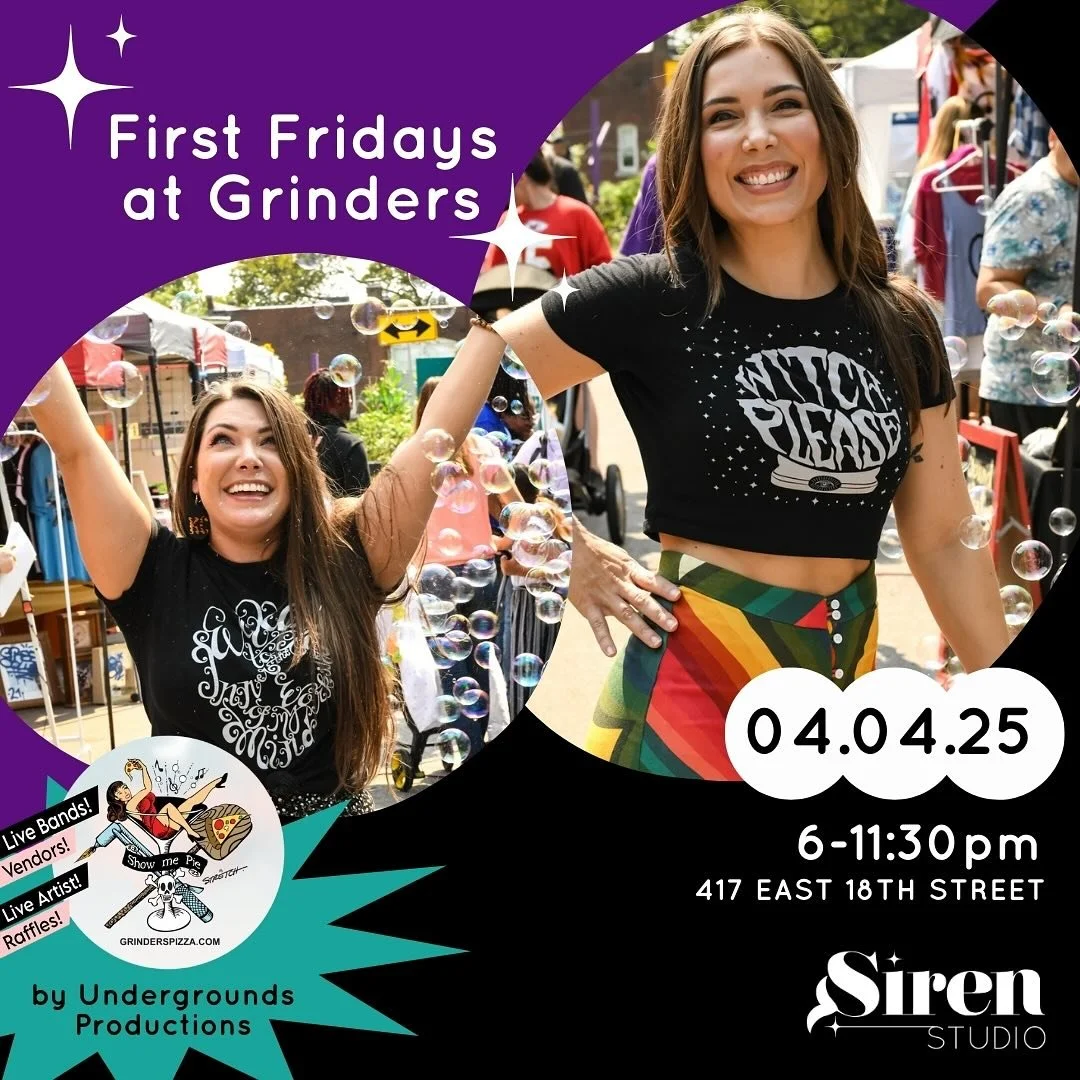 First Friday Pop Up ✨ Come see me at Grinders for April First Friday with @undergrounds_production ✨ 04.04.24 | 6-11:30pm | @grinderskc ✨ Live music performances, art and other vendors 🎶🎨 #firstfridayskc #popupartshow