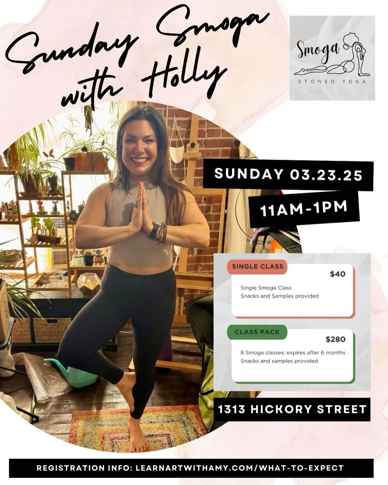 Next Sunday Smoga class is 03.23.25 ✨ link to upcoming classes is in my bio. Hope to see you soon! 🧘🏻&zwj;♀️🍃💨☀️ #yoga #smoga #cannibus #cannibuscommunity