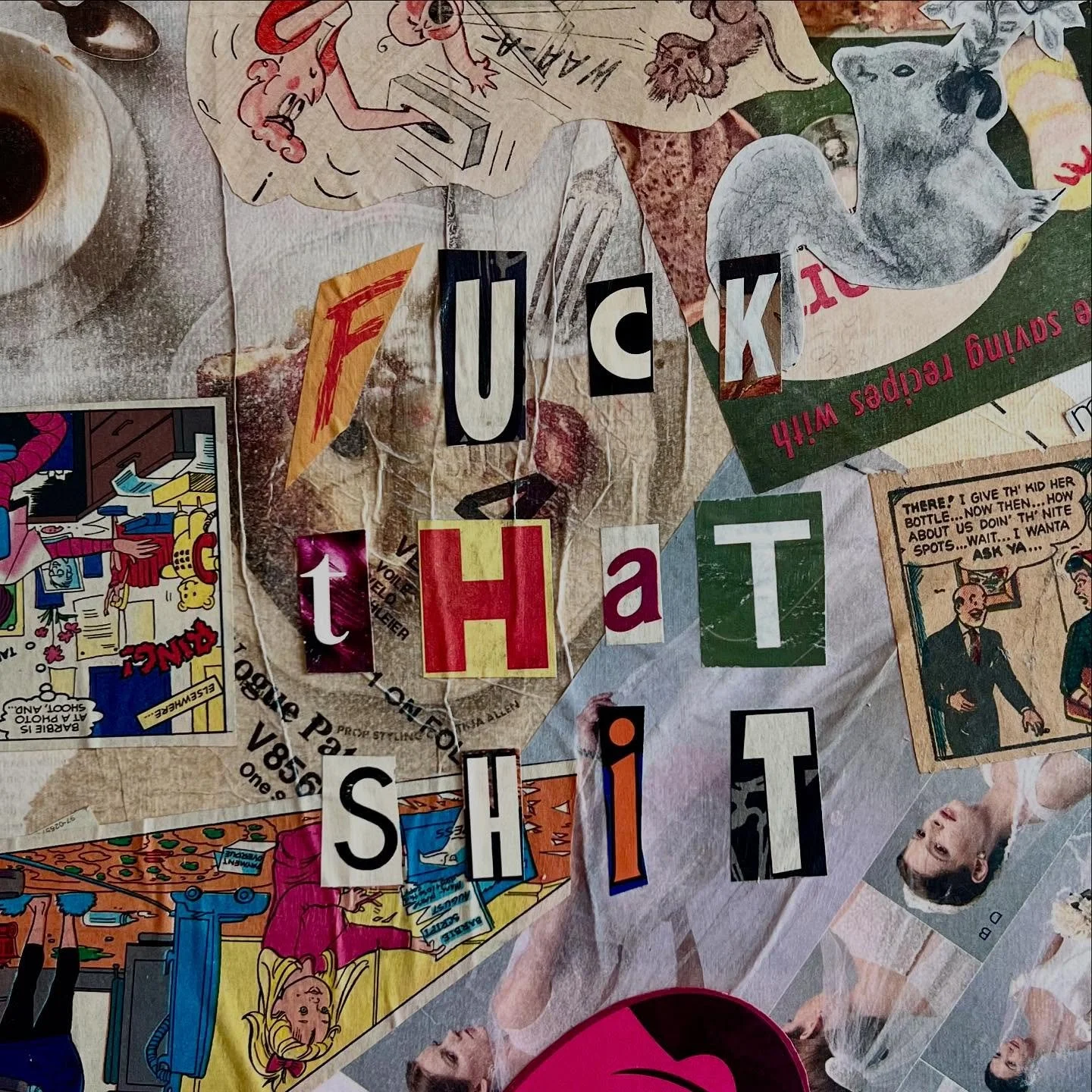 Another #wip or maybe this one&rsquo;s finished 🤷🏻&zwj;♀️✨🎨 #collage