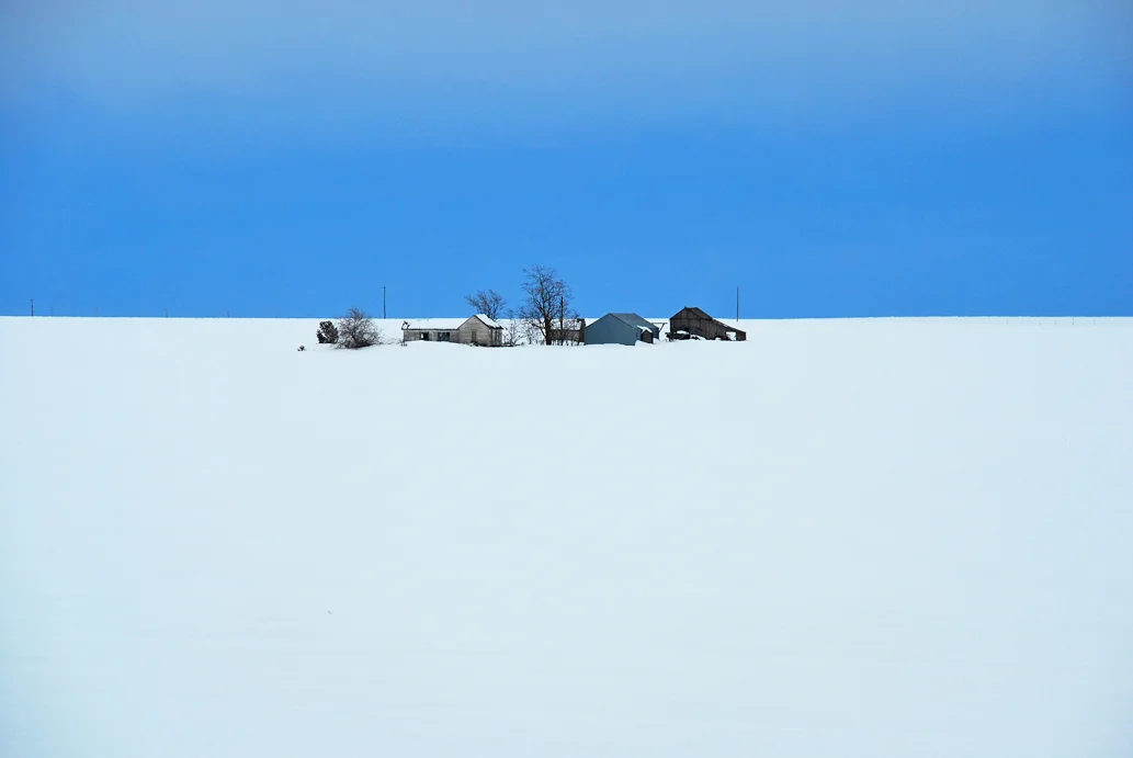 Snowed-In Farm, Eastern Washington