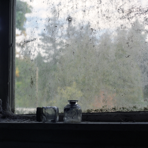 Ink Bottles, Kitchen Window