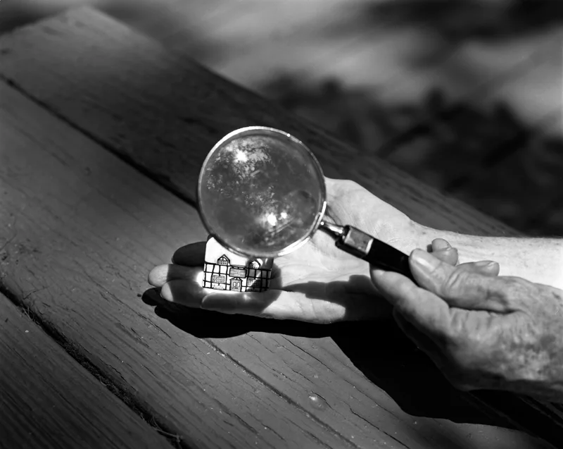House and Magnifying Glass