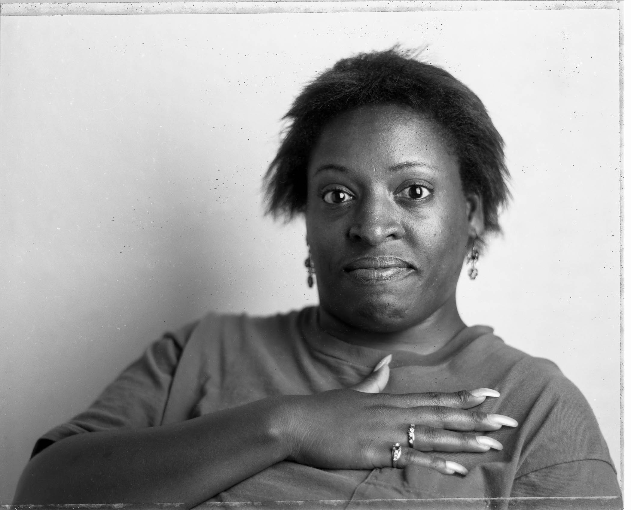 Woman with Long Fingernails,The Center for Aids Services, Oakland