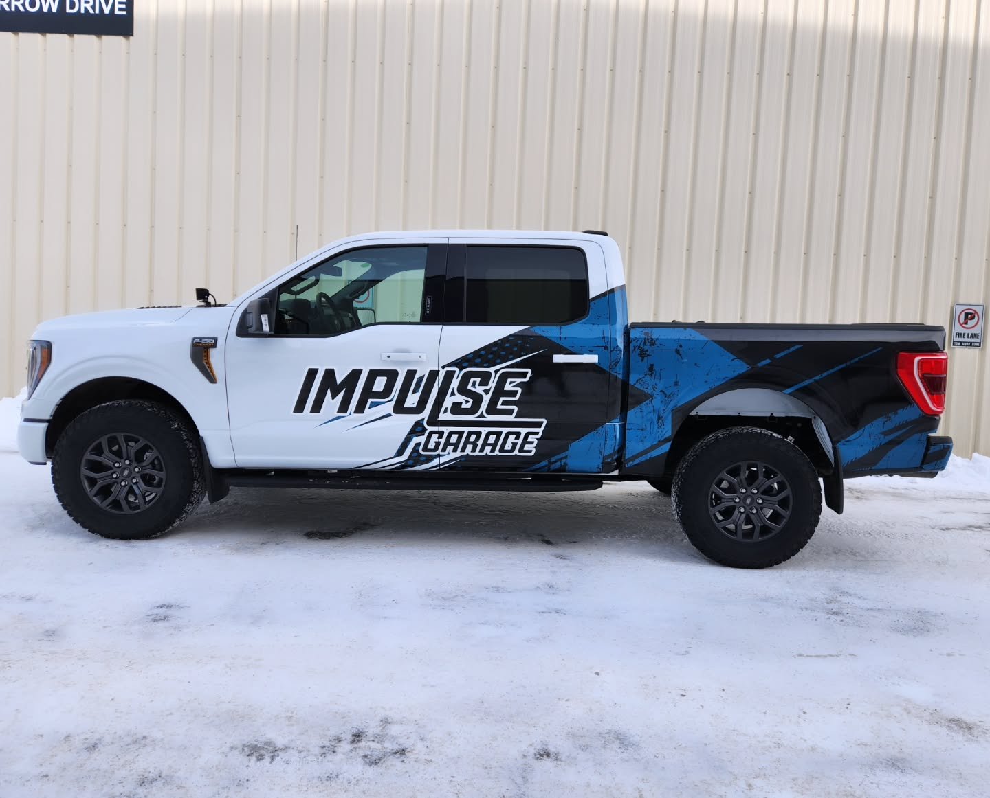 Partial wrap for Impulse Garage. Check them out if you need any work done on your vehicle! @impulsegarage 
#vinylwrap #campvinyl #yeg #leduc