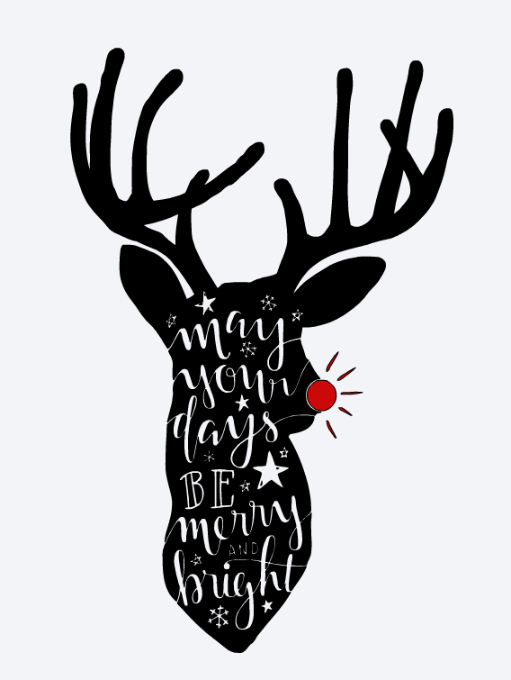 Merry & Bright Deer
