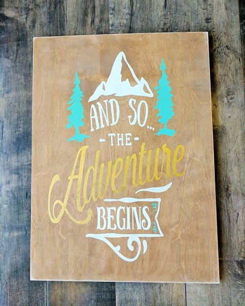 And So the Adventure Begins
