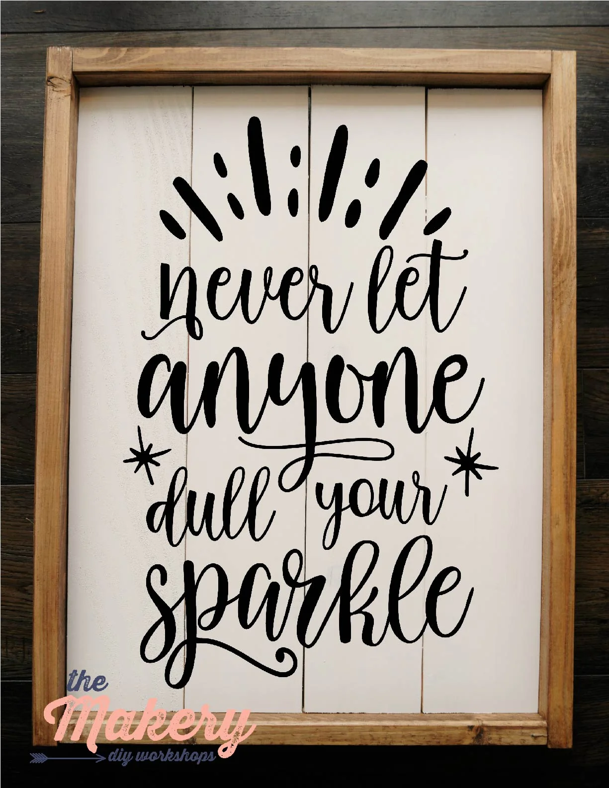 Never Let Anyone Dull Your Sparkle