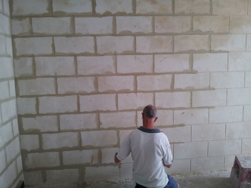 Prep work – Filling joints