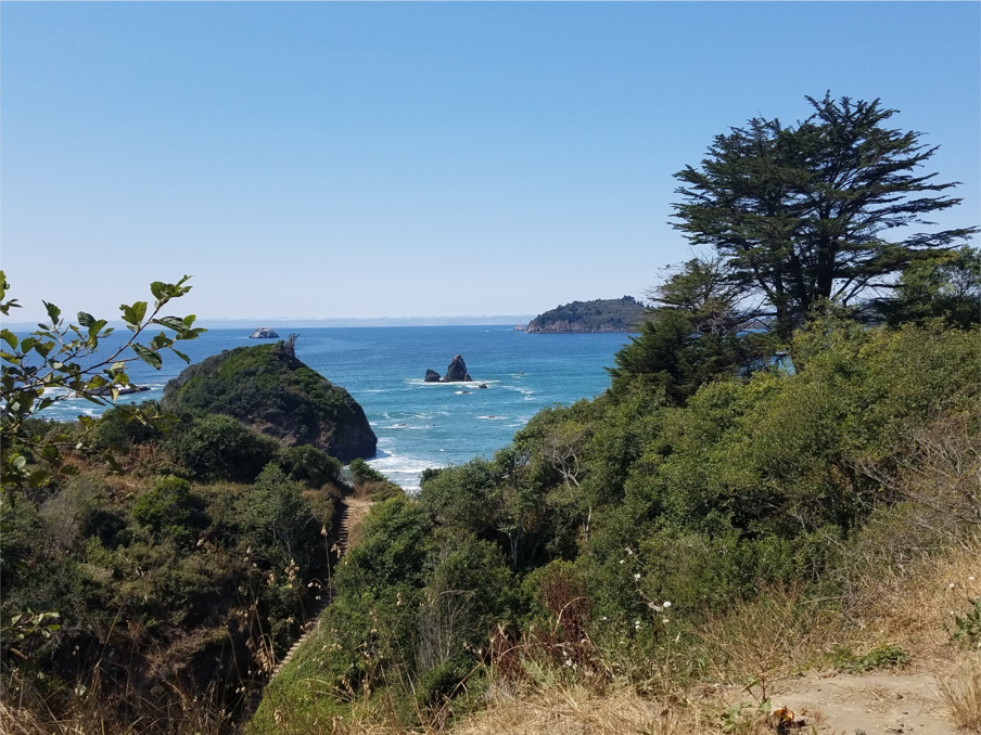 Riding along the coast of California was absolutely breathtaking. 