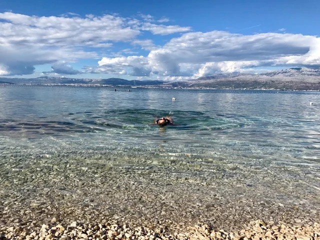 One of my favorite places was Croatia. I was nervous since I got there in October when I thought it would be cold and desolate. I was completely wrong as you can see. Island of Brac, Croatia