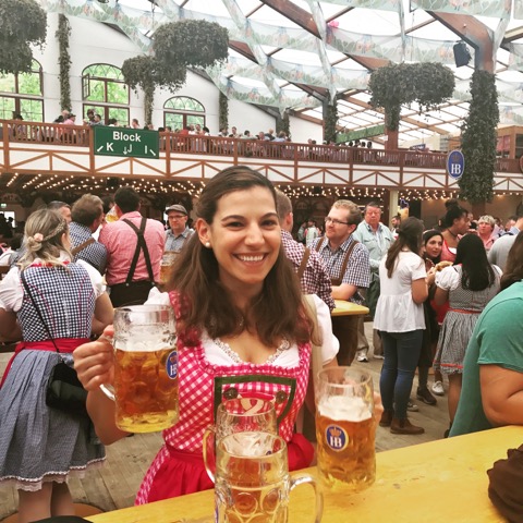 Oktoberfest was on my bucketlist so I had to go to Munich and wear a Dirndl.