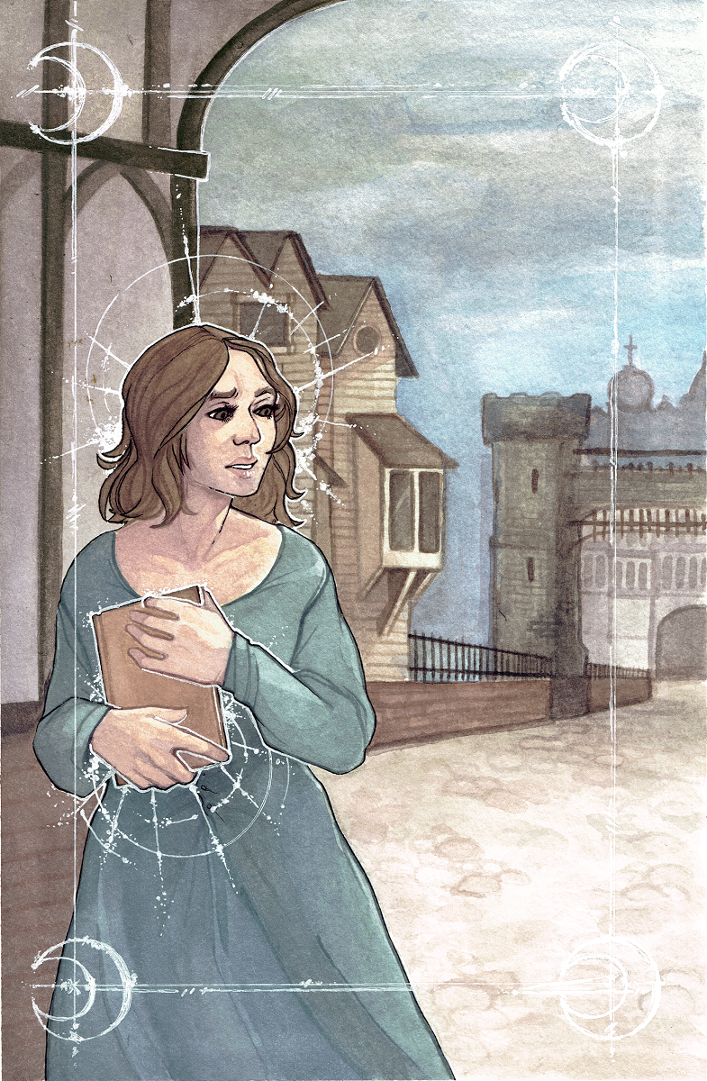 watercolour, 2016 unused bookcover for tyche books