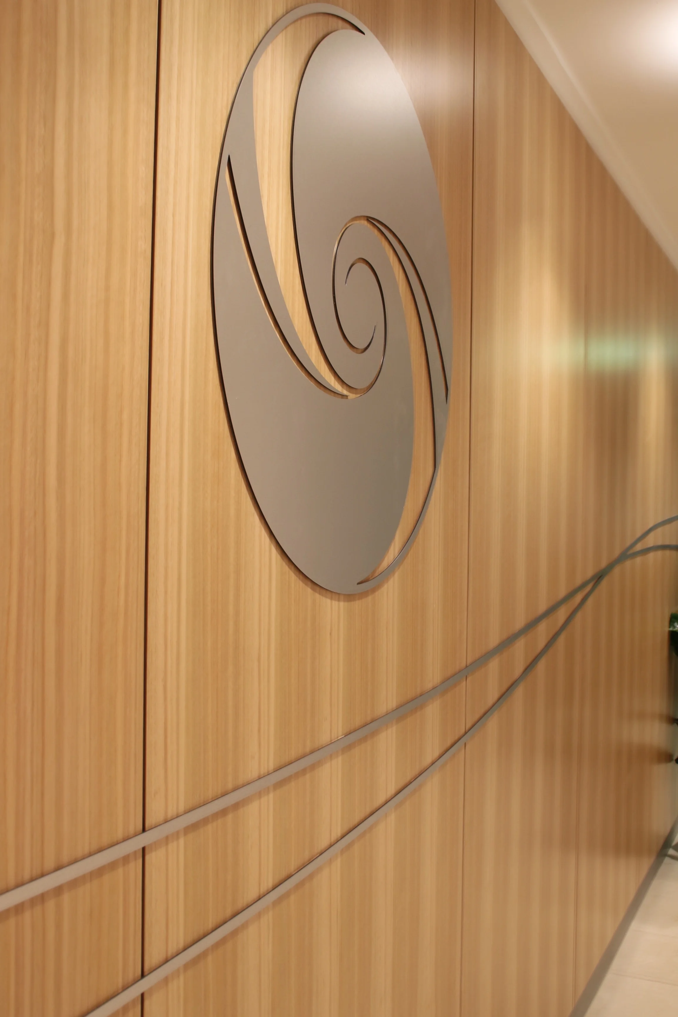 Stainless Steel corporate signage, NCPH.