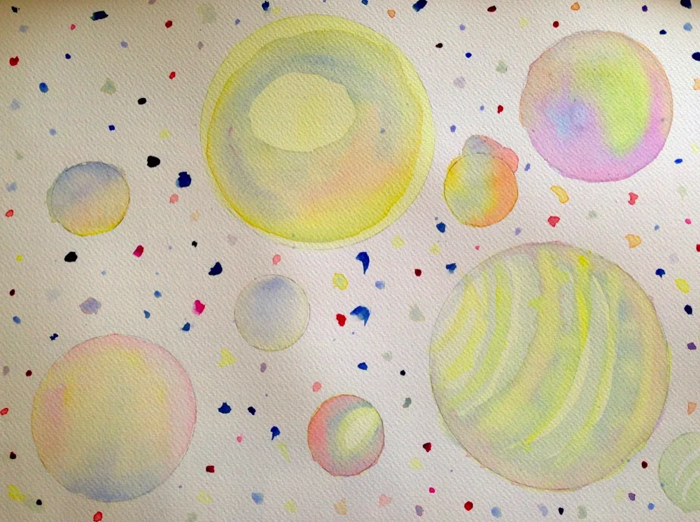 Painted bubbles