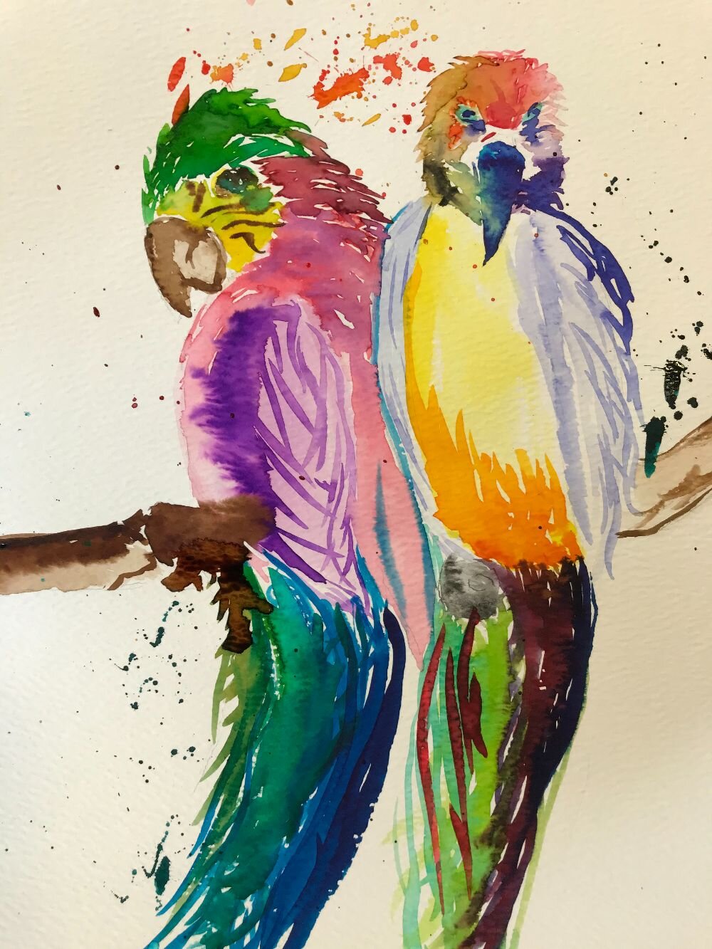 Two-parrots-ink-painting-Art-For-Young-People-Jersey.jpeg