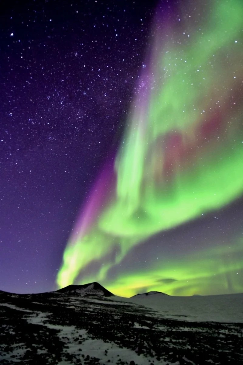 Aurora in Antarctica, photo by Jim Janoso 