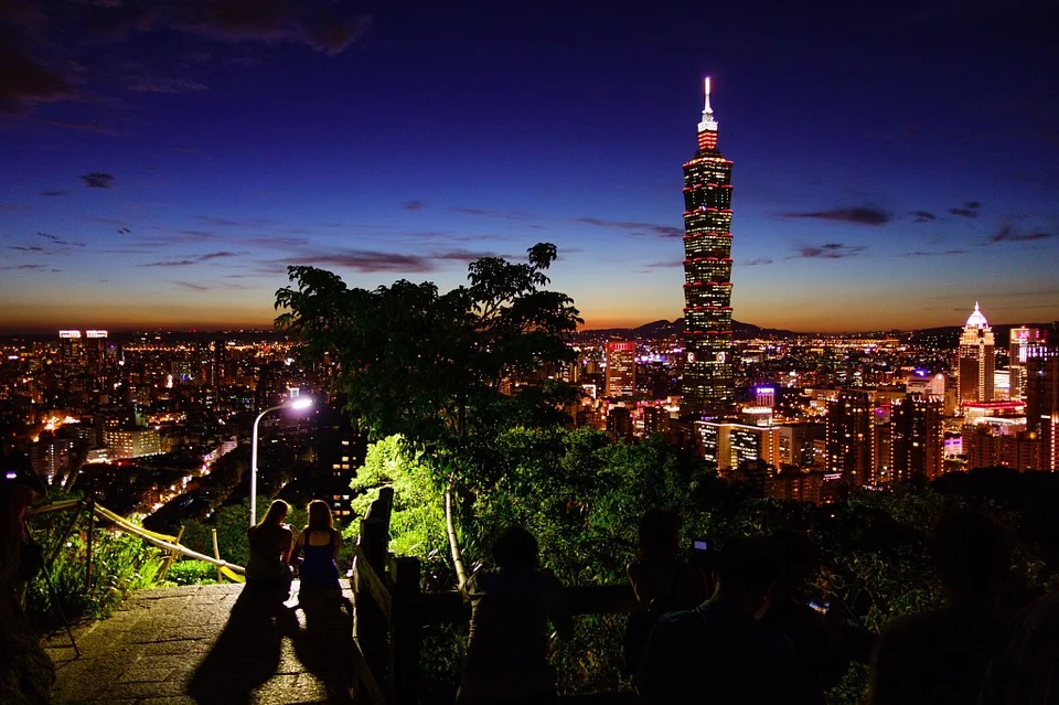 Taipei 101 dominates the skyline