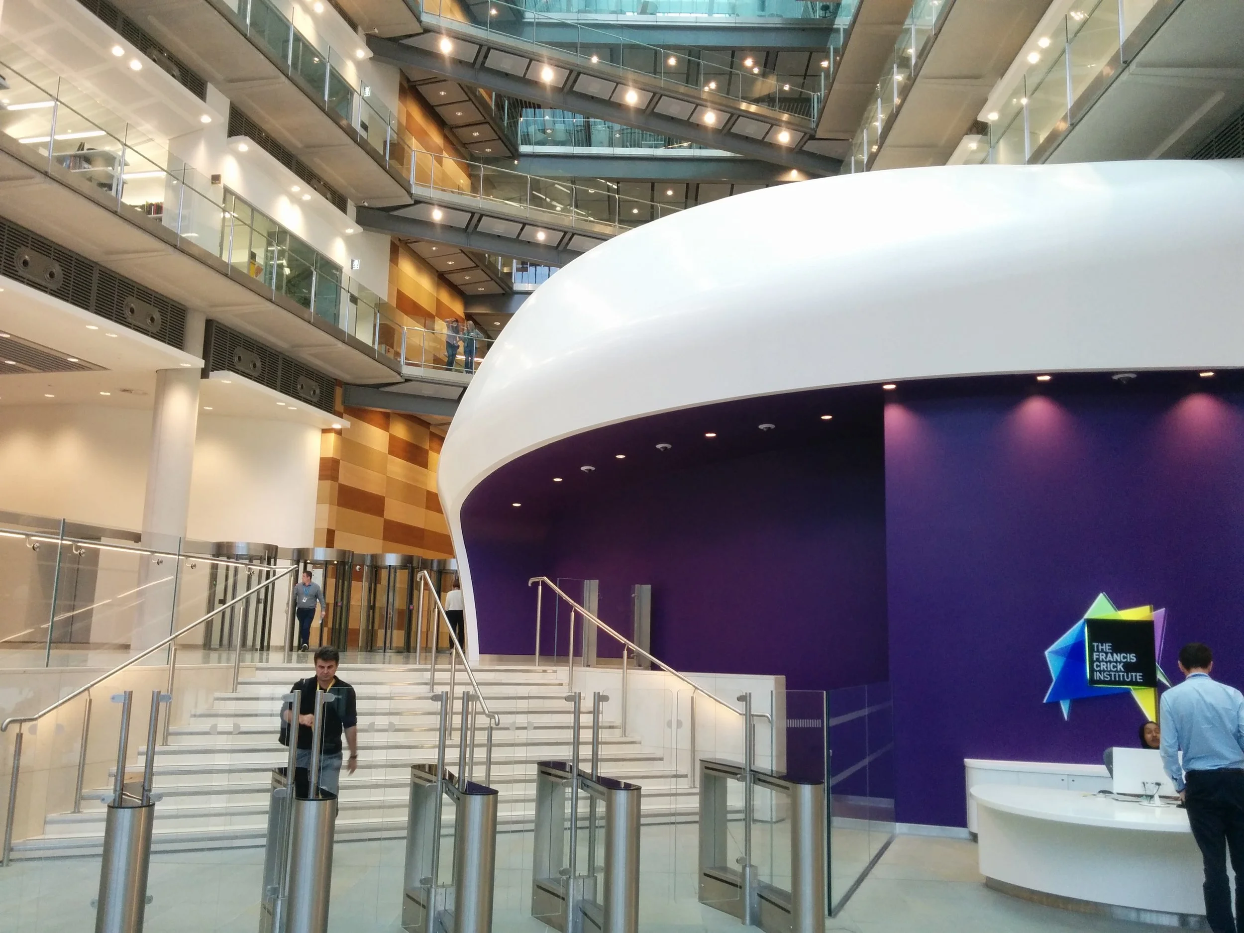 The Frances Crick Institute is situated beneath St Pancras International railway station in London.