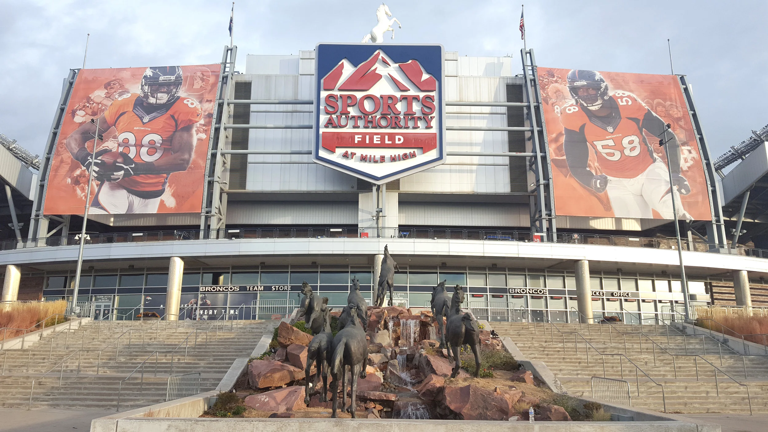 The Sports Authority Field at Mile High in Denver, home of the current NFL champions. 