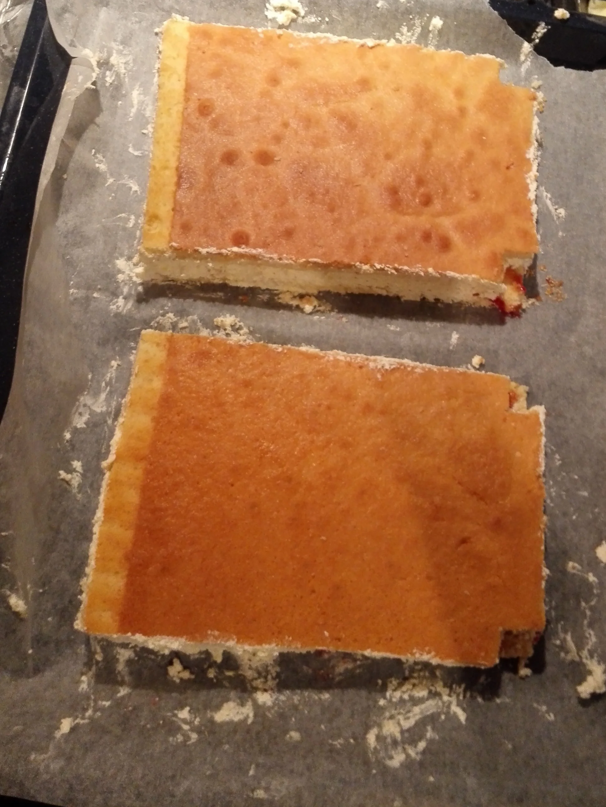 Two of the stages under production. 