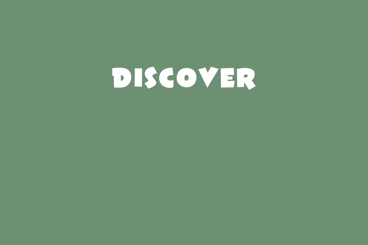 word discover in bold letters with green background