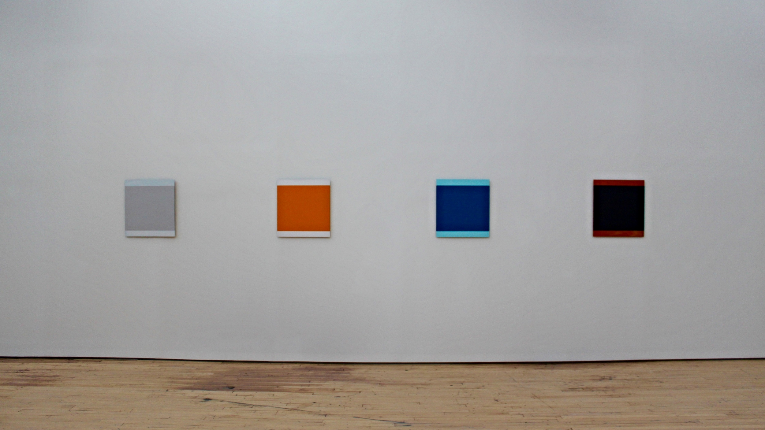 Part of the Times of the Day I–VI (1974–76) series by artist Blinky Palermo.