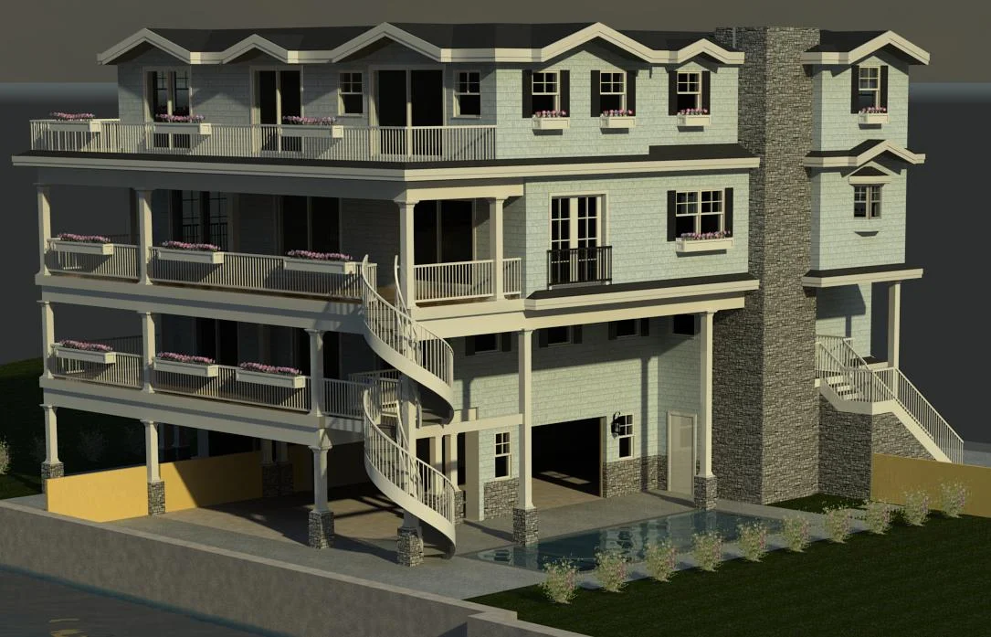 Renderings for Shore House