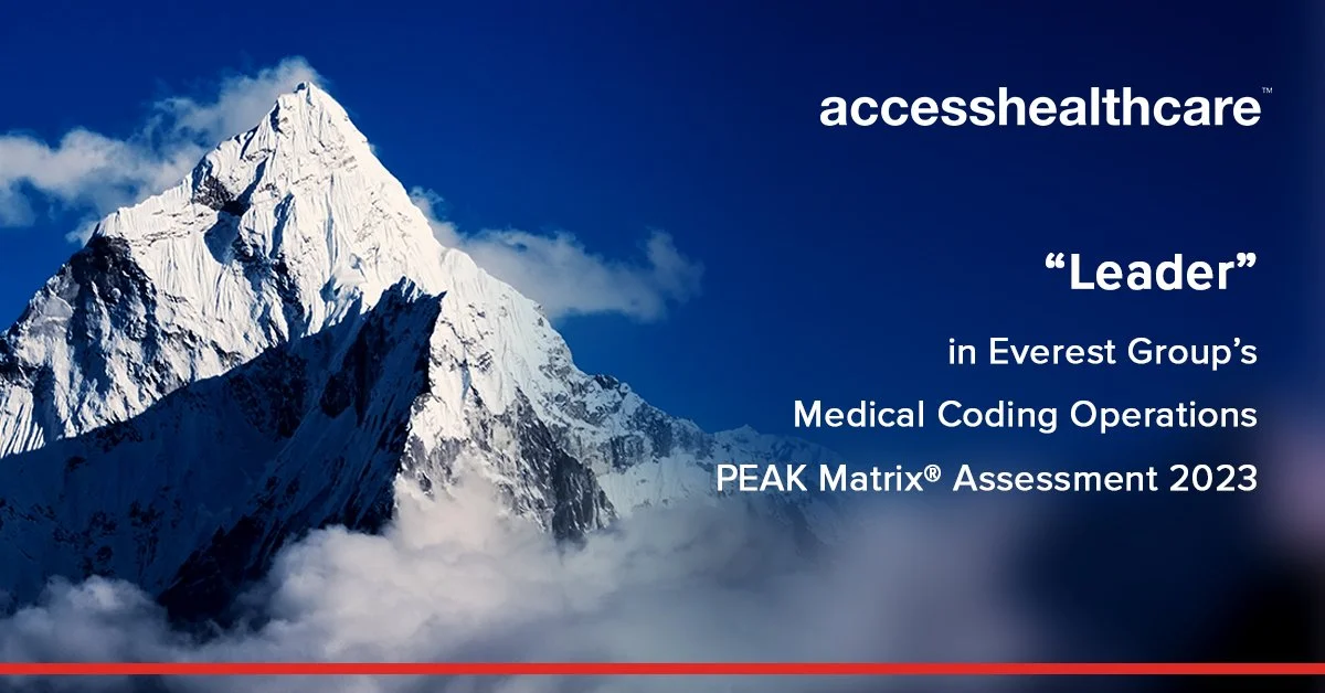 Everest Group Names Access Healthcare a "Leader" in Medical Coding Operations PEAK Matrix® Assessment 2023