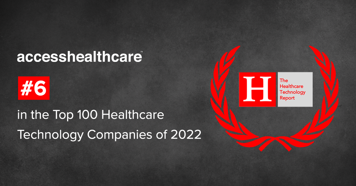 Access Healthcare Named in the Top 100 Healthcare Technology Companies of 2022
