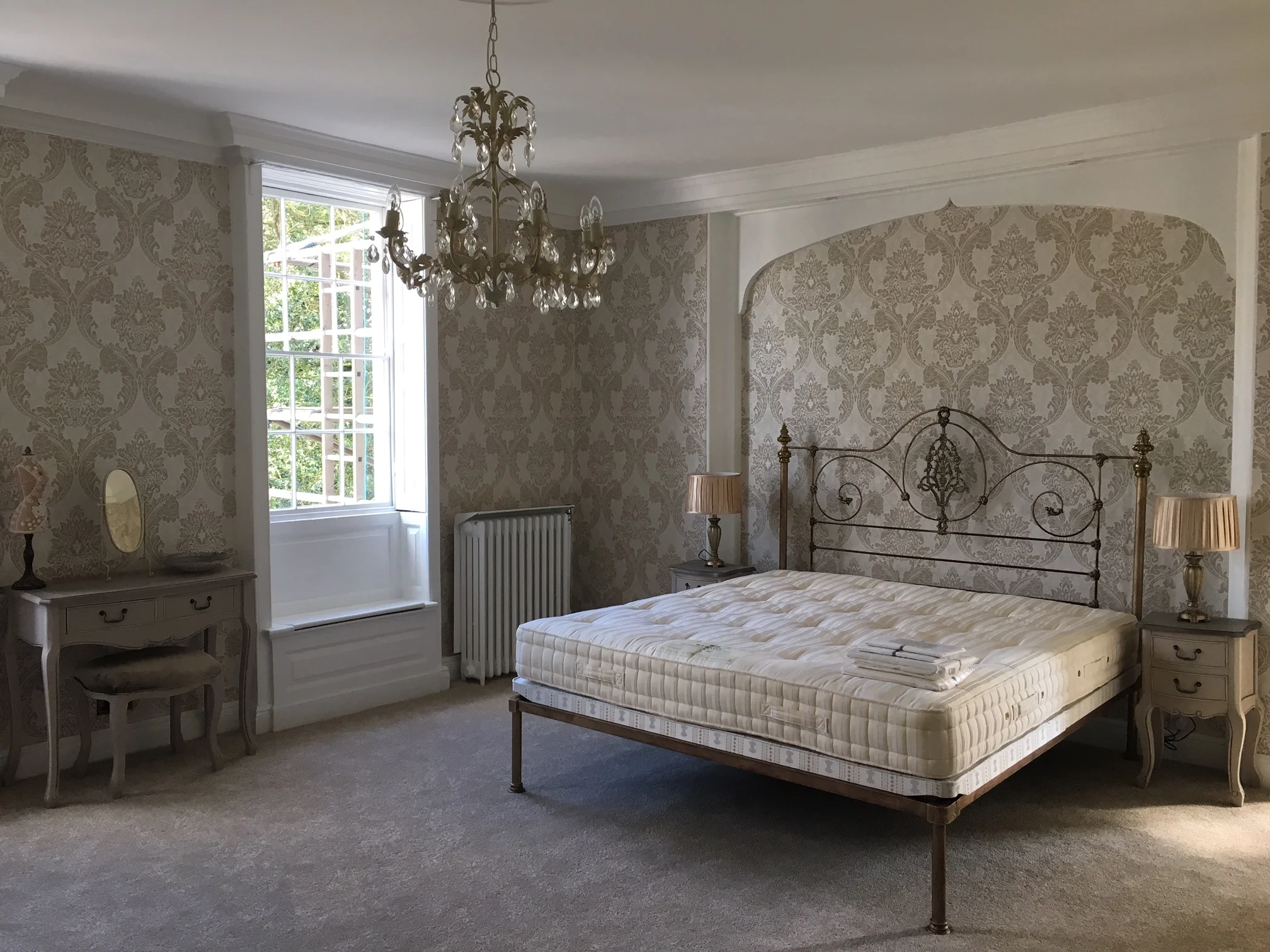 Master bedroom nearing completion