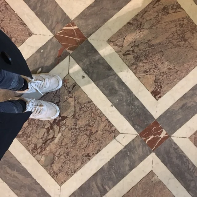 flooring | aged marble designs in Le Louvre