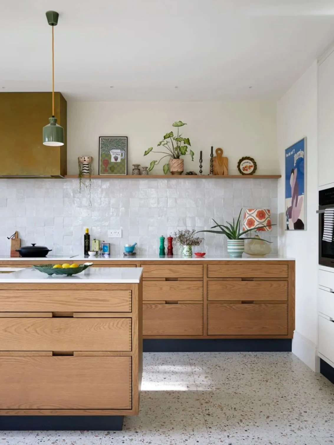 KITCHEN &bull; thank you @kbbmagazine for showcasing the beautiful @luxmooreandco_ bespoke kitchen in my family home project. Handmade joinery with gorgeous detailing mixed with vintage lighting helps to create friction between the newness of the mod