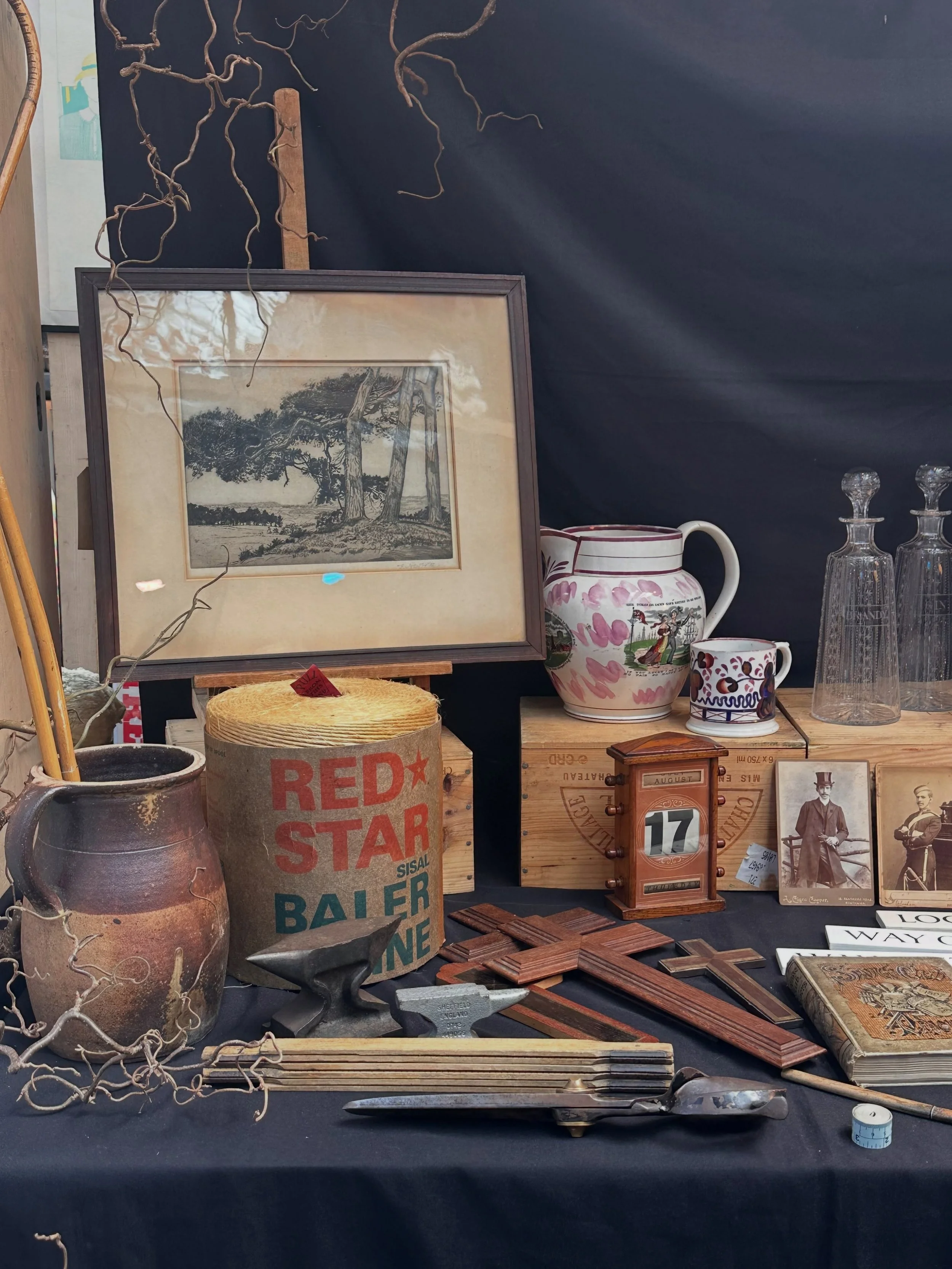 MARKETS &bull; loved rummaging around the markets yesterday finding little random objects that have already had a bit of a journey and already story. Found a couple of cute little vases for a project. Old patinas and a little bit of imperfection is t