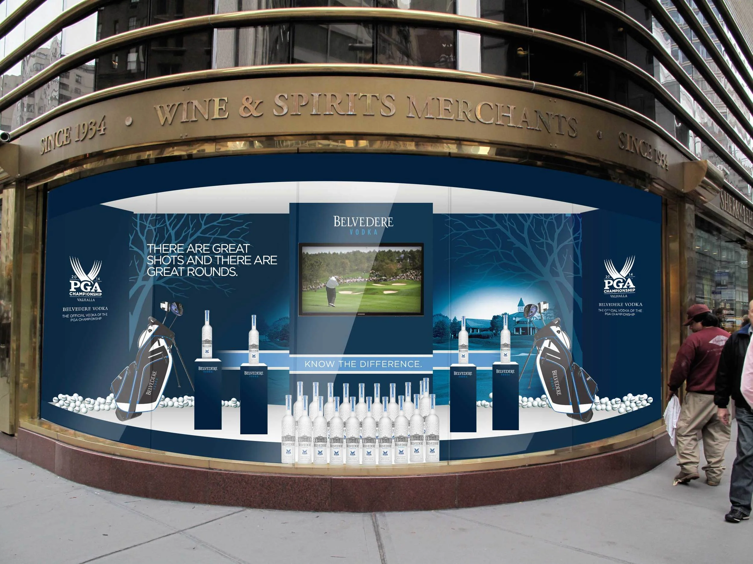 Belvedere PGA Large-Scale Window Display