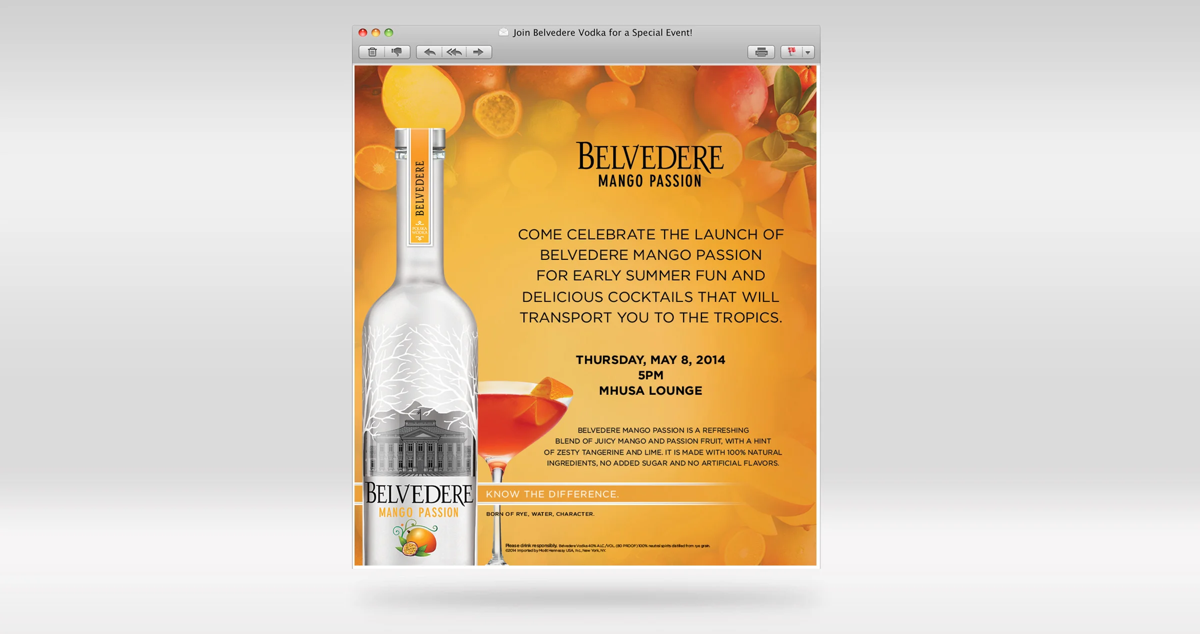 Belvedere Mango Passion