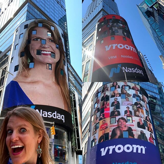 Congrats to our Superstar @staciegnyc launching her new organization right into an IPO situation! #nycfamilytable #vroom #loveyourlife #watchhowitsdone