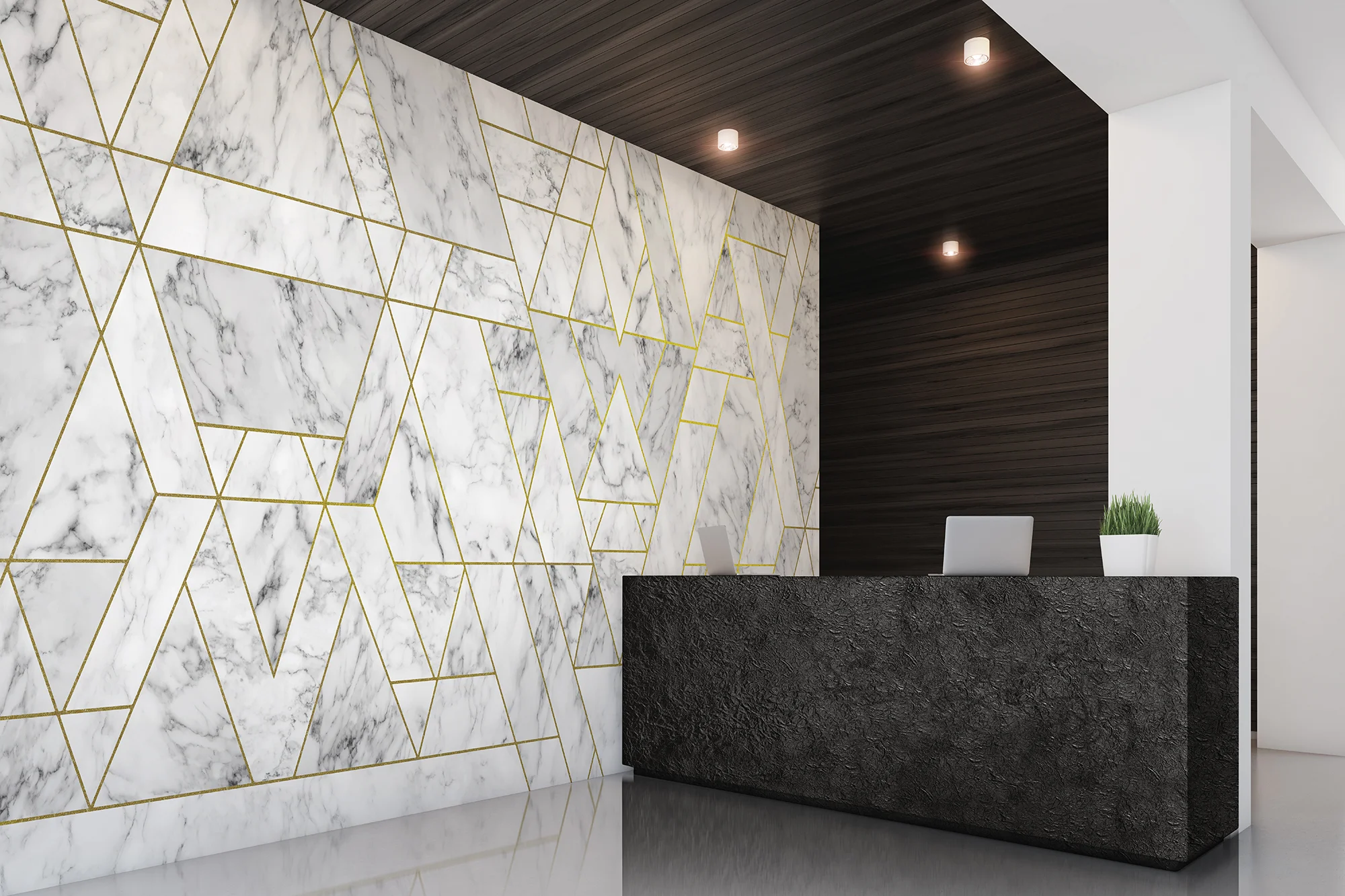 Carrara - White & Gold: Level 9 Series