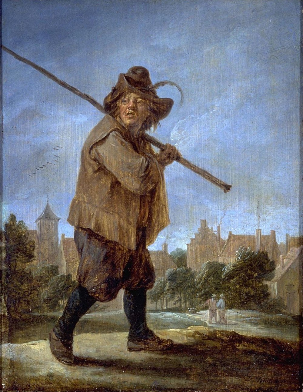 Peasant Walking, by David Teniers the Younger, circa 1670