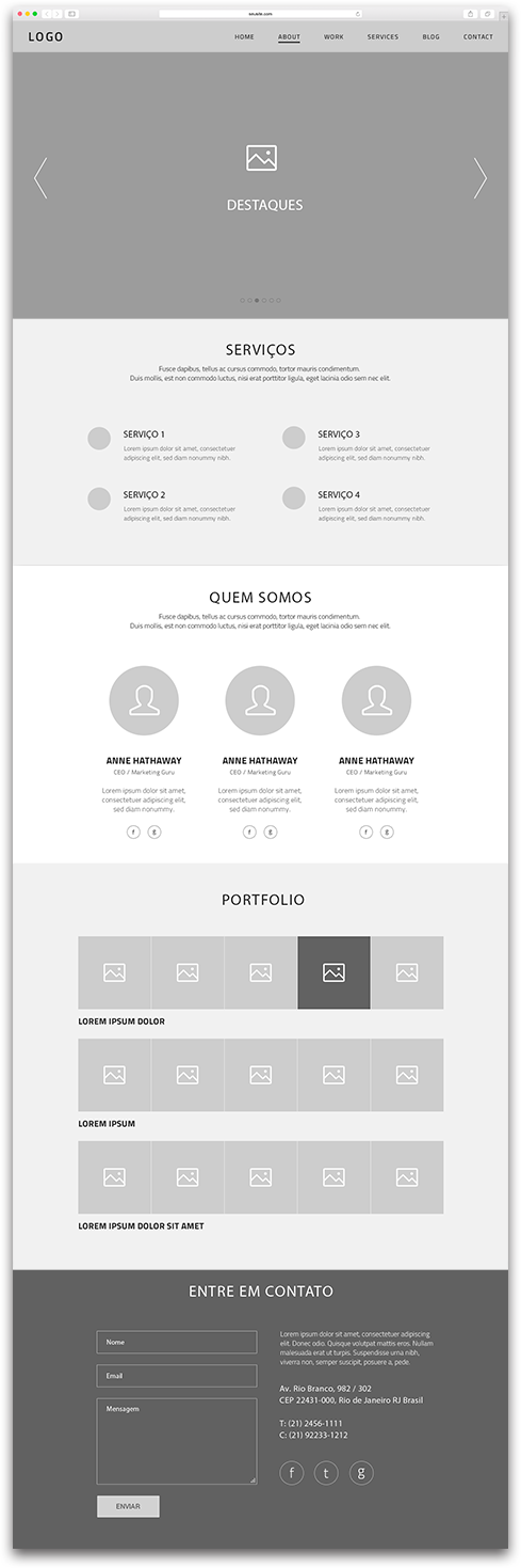 One page média