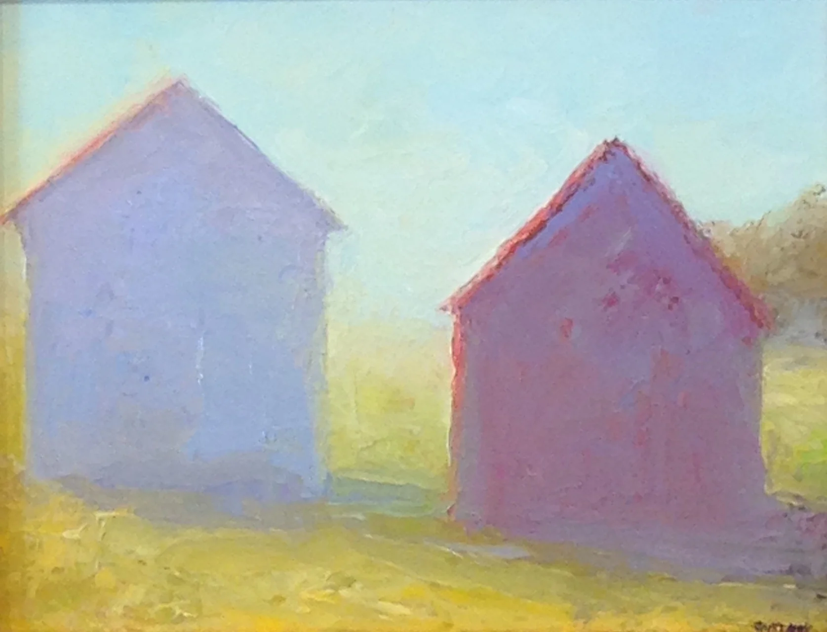 House and Red Barn