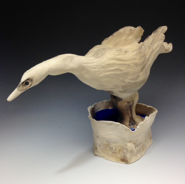 Bird with Porcelain