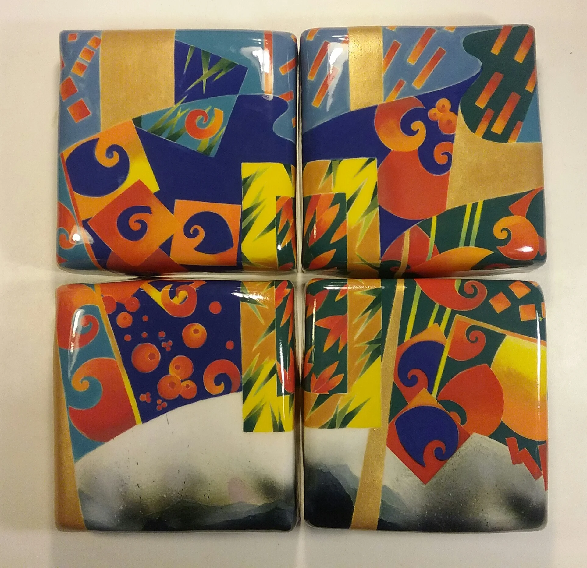Ellen Kong "Morning at the Window" 15x15x2