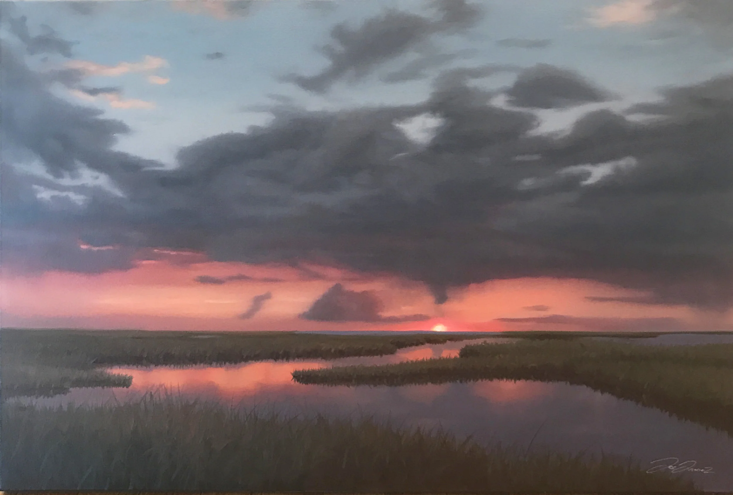 Jose Jimenez "Mysterious Evening" 32x48