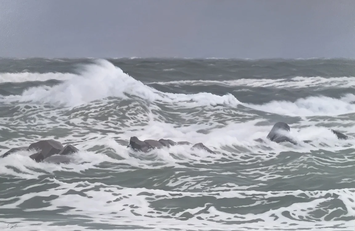 Study of a Stormy Sea