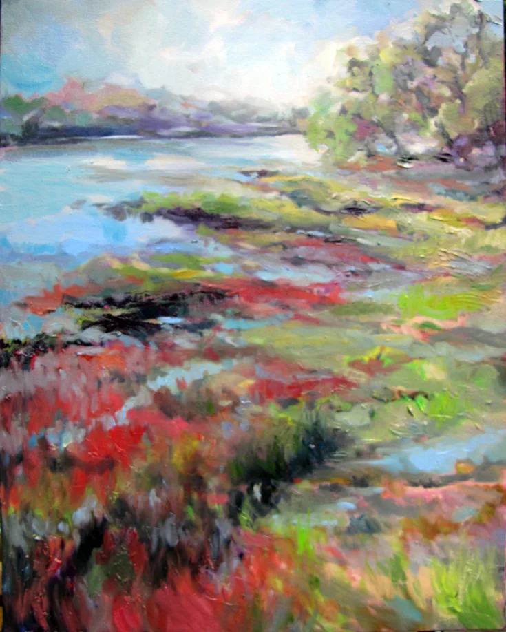 Sally Sutton "Evening Glow" 28x22